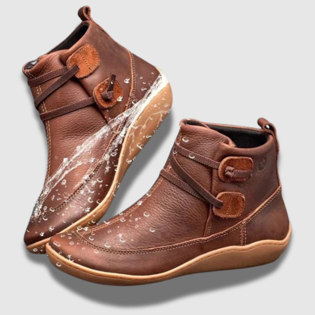 Stivaletti Donna in Pelle Suola Antiscivolo Design Moderne - Vesarelli