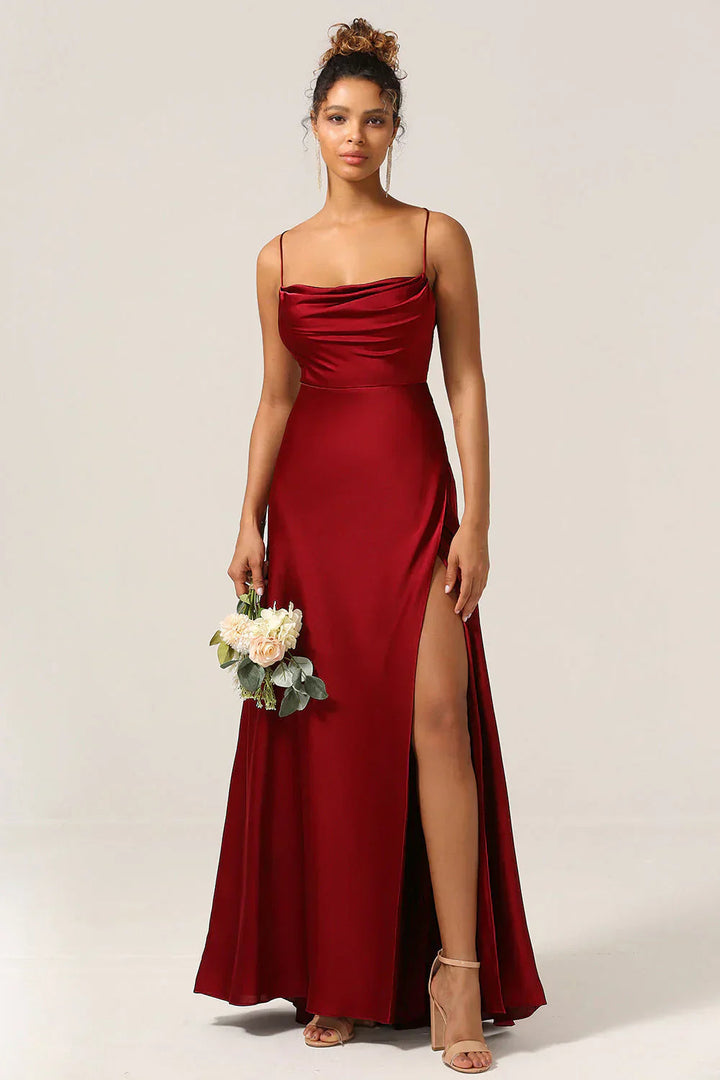 Tiziana – Abito Maxi Elegante Dalla Finitura Lucida E Raffinata 5