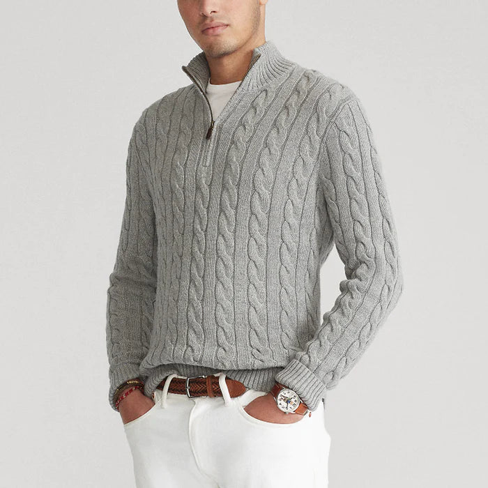 Maglione Uomo in Lana Morbida Stile Elegante - Vesarelli