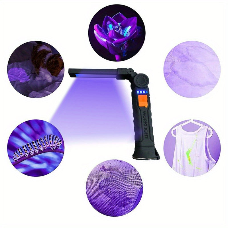 Torcia UV Ricaricabile LED Portatile per Rilevamento Urina Animali - Vesarelli