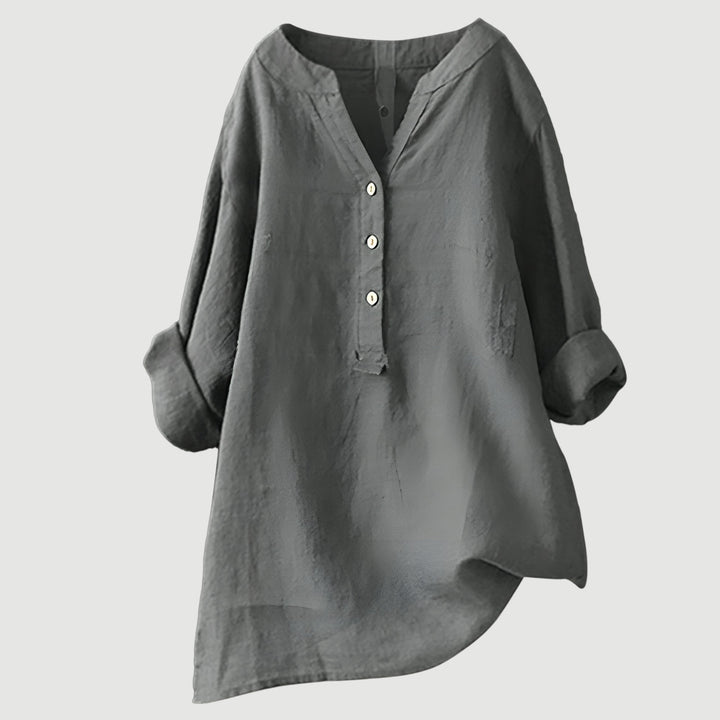 Tunica Rilassata con Bottoni per Donne - Stile Elegante e Versatile 5