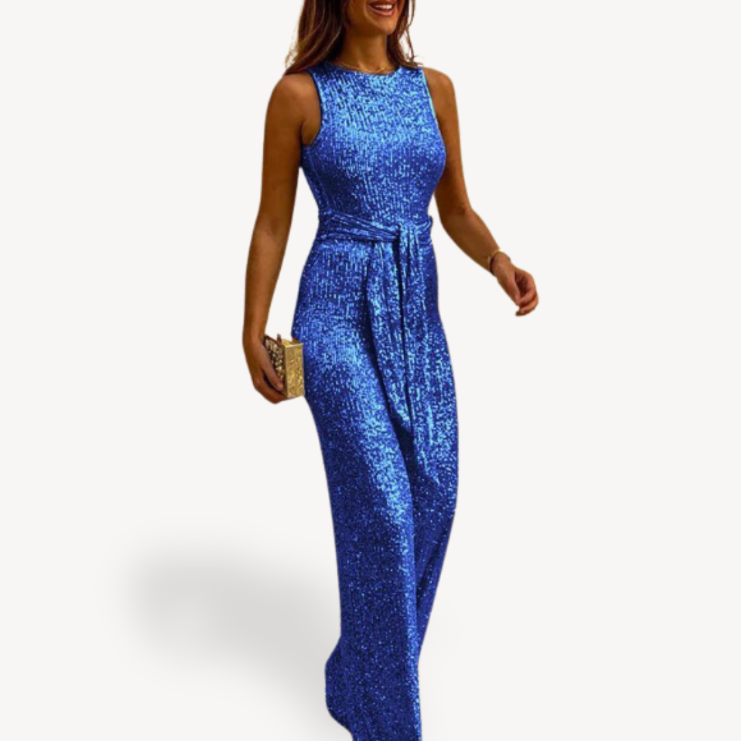 Tuta da sera con paillettes da donna | Maxi | Capodanno 1