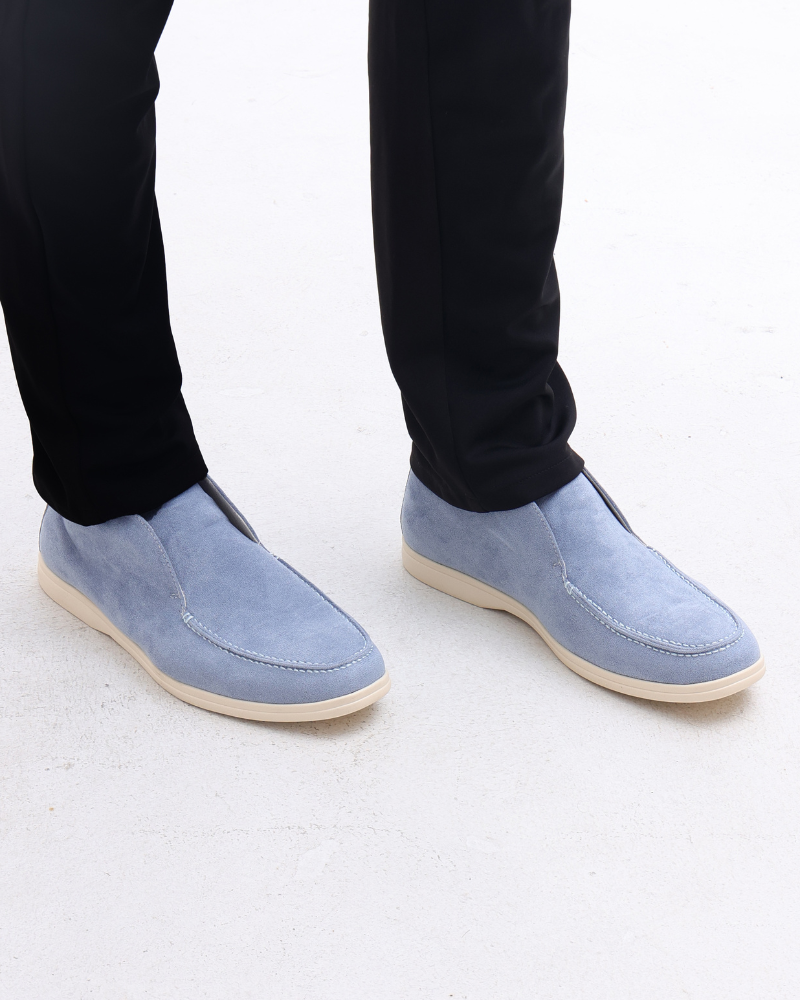 Mocassini Uomo in Camoscio Comfort Alto Quotidiano