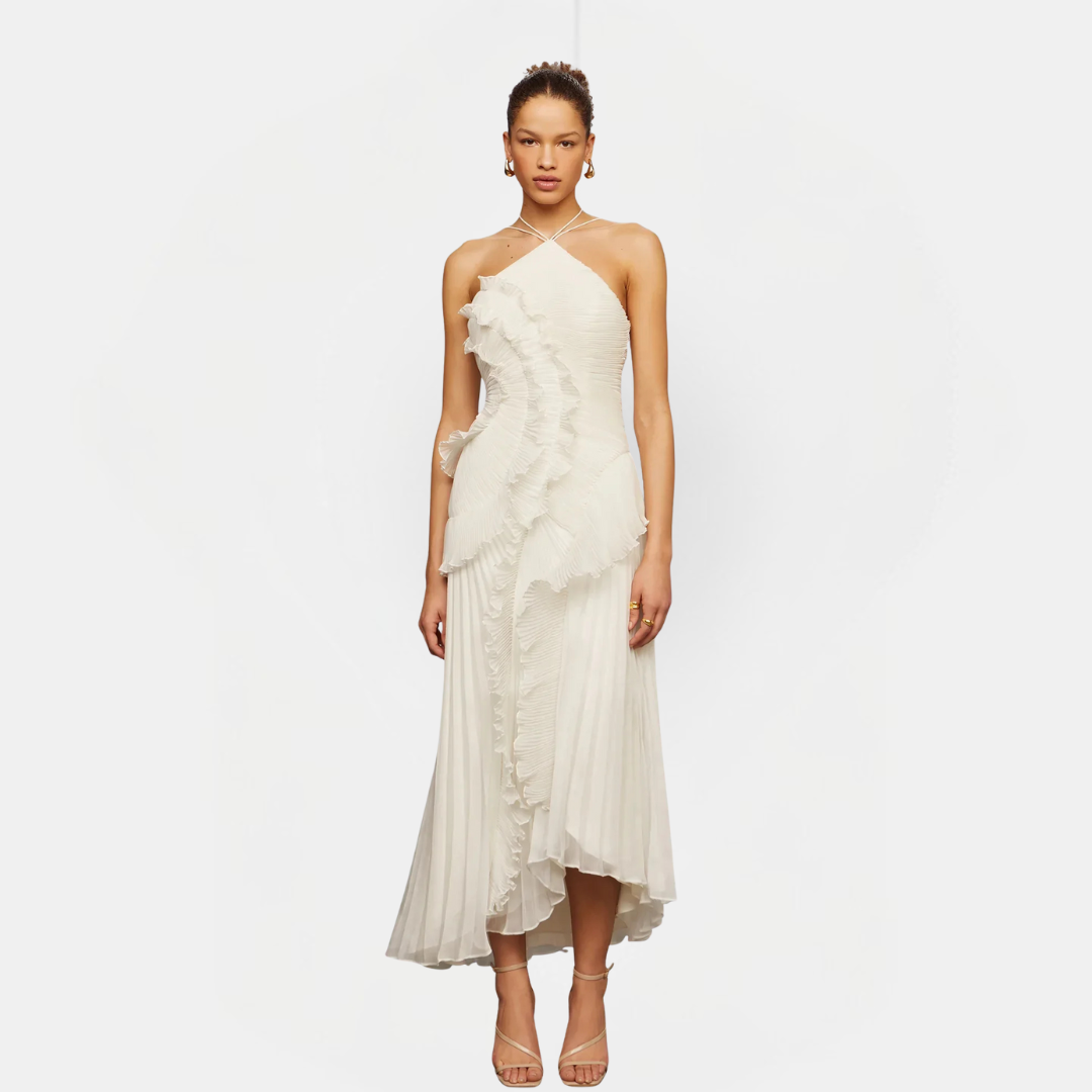 Abito Lungo Donna Vestito da Sera Elegante - Vesarelli