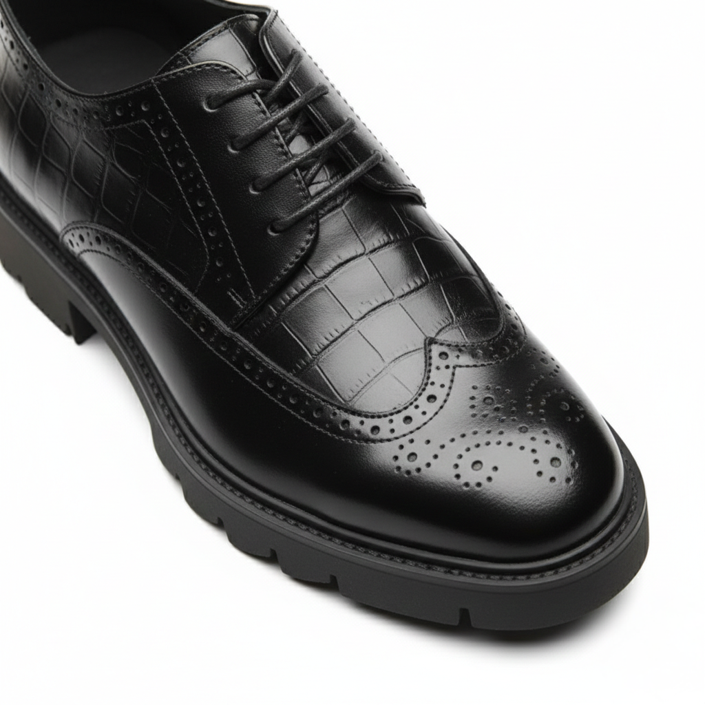 Scarpa con Rialzo Invisibile Vestibilità Ergonomica Uomo