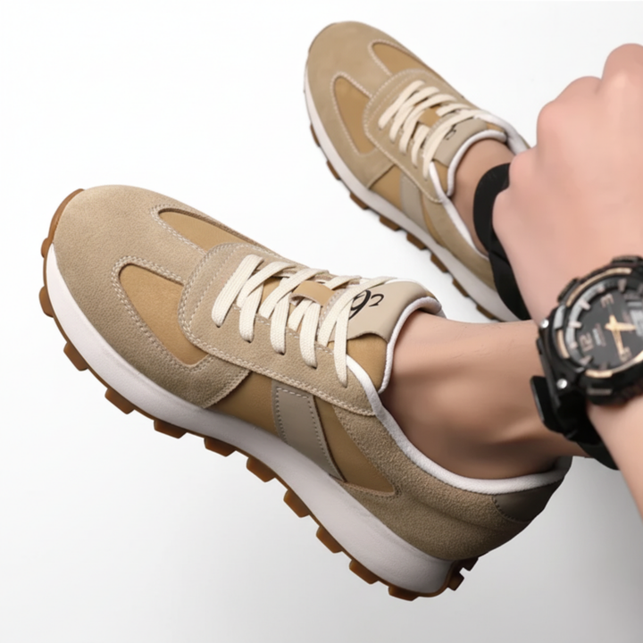 Sneakers Uomo Sportive con Rialzo Design Dinamico