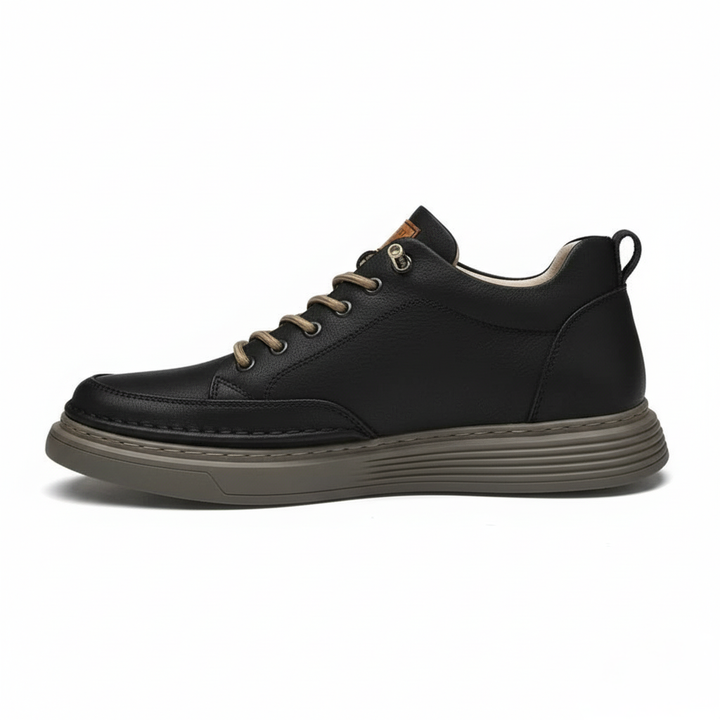Sneakers Uomo con Rialzo Nascosto Design Minimalista Moderno