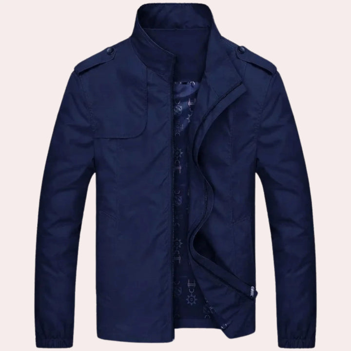 Giacca Uomo Antivento Leggera Casual con Cerniera