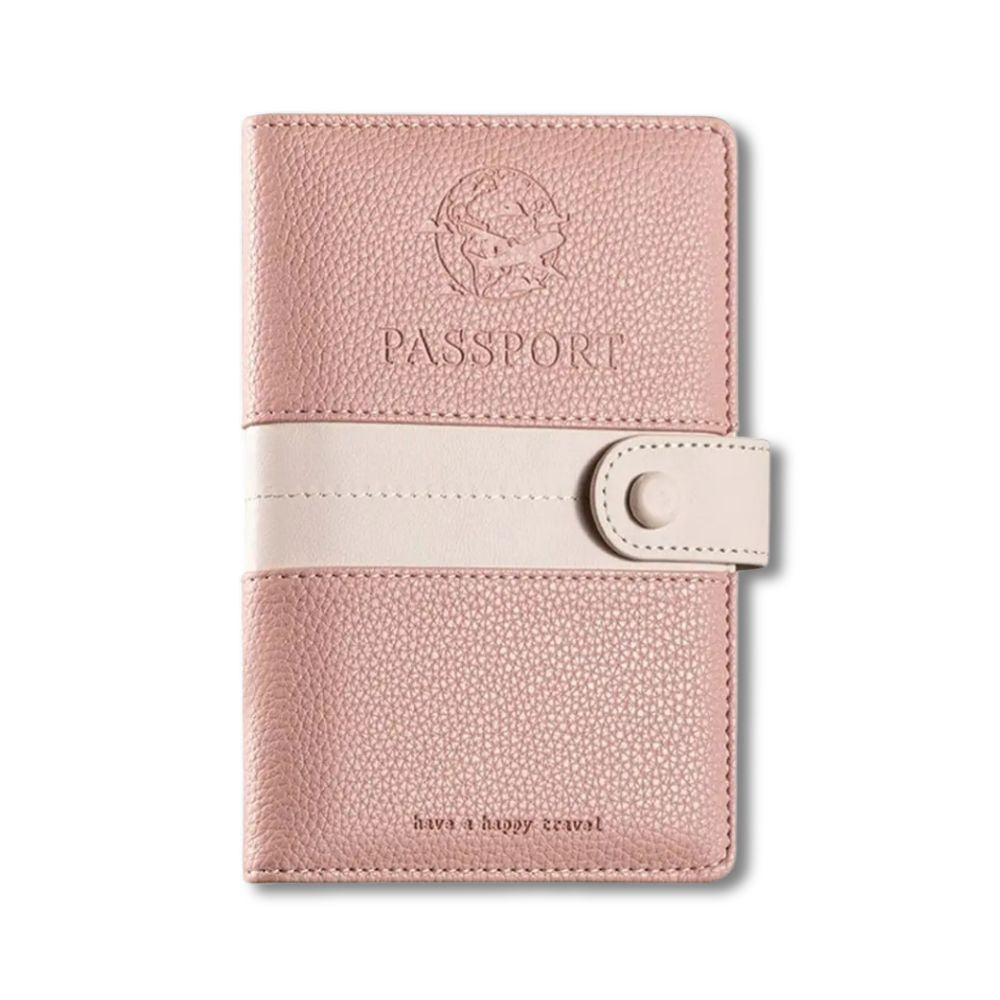 Portafoglio da Viaggio Unisex in Ecopelle Leggero Porta Passaporto - Vesarelli
