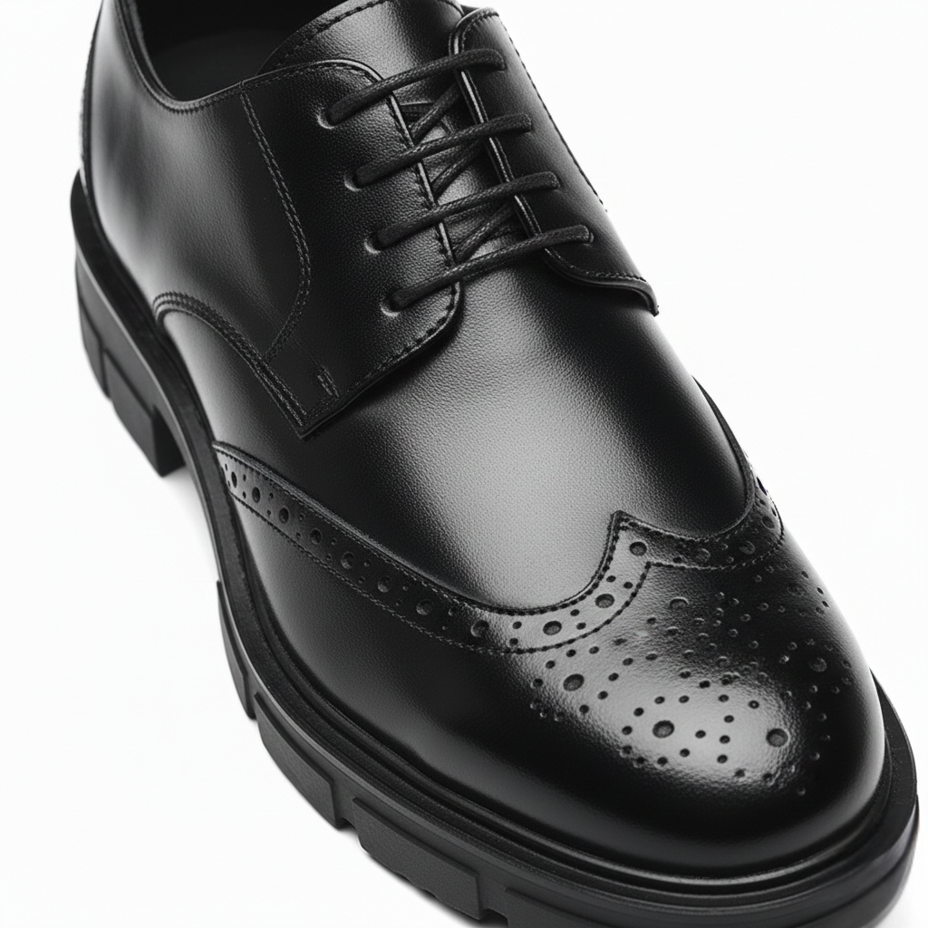Scarpa Uomo con Rialzo Invisibile Stile Formale