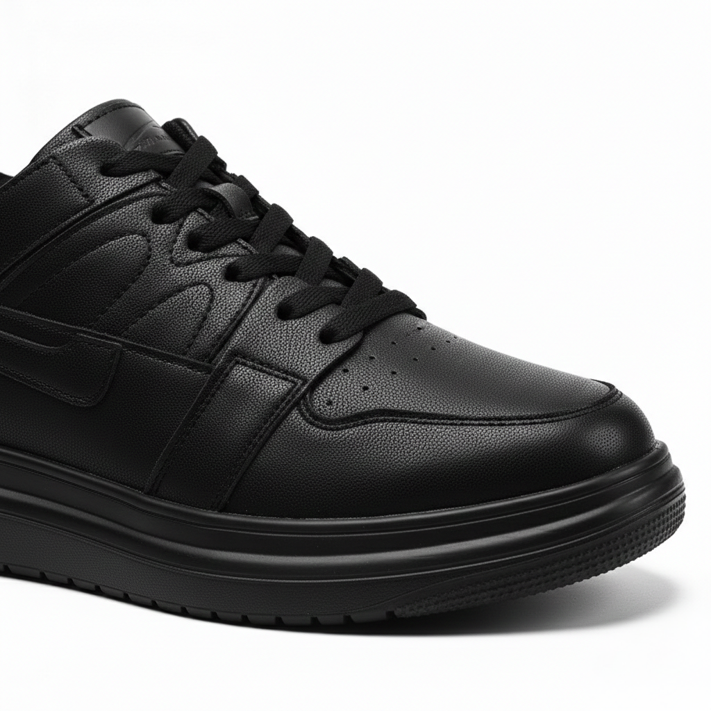 Sneakers Uomo con Rialzo Interno e Dettagli Comfort