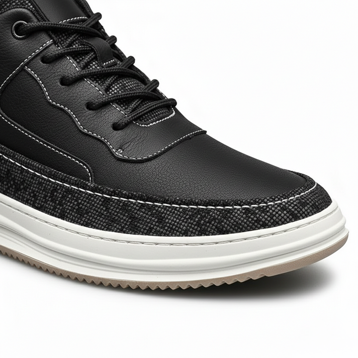 Sneaker Uomo con Rialzo Interno Comfort Stile Italiano