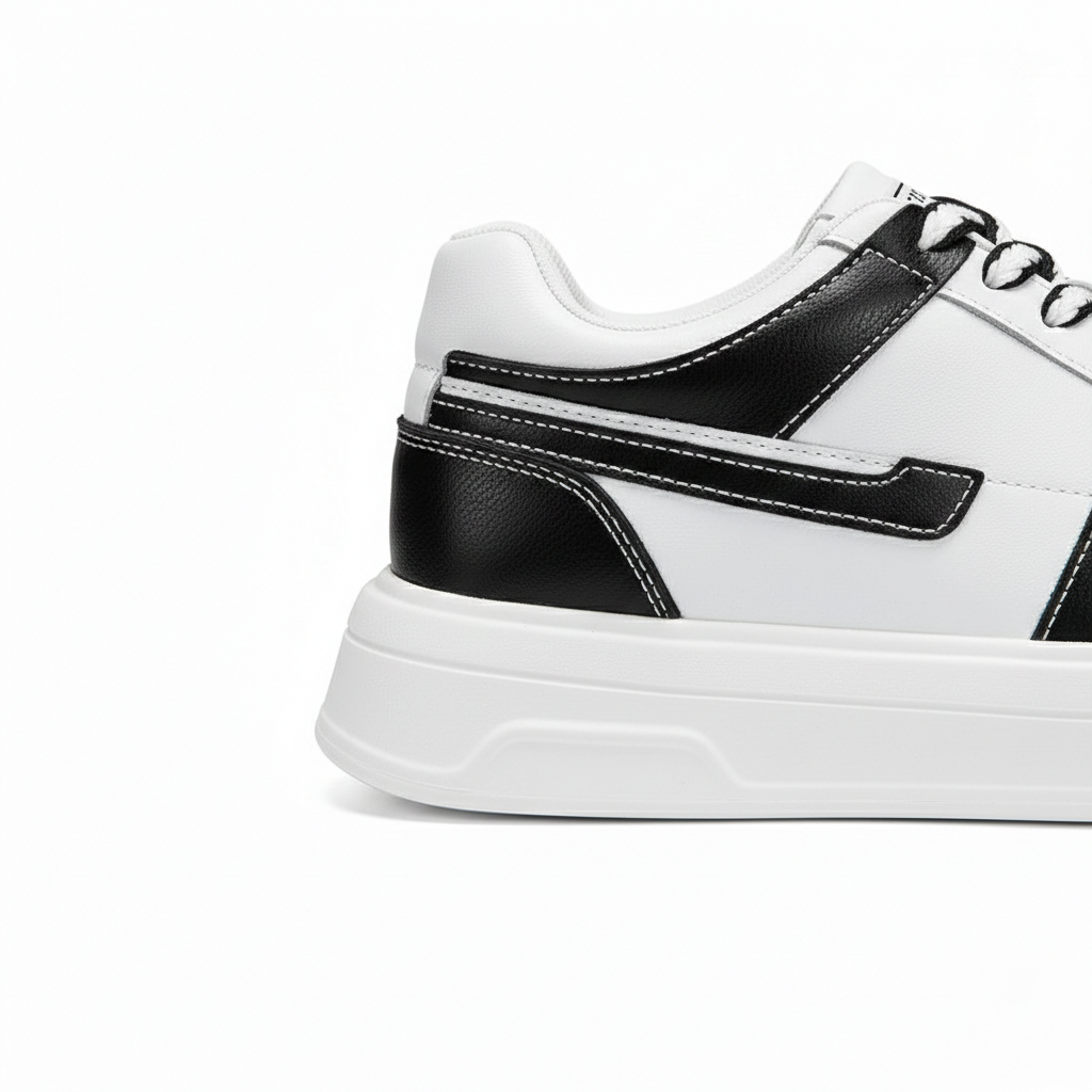 Sneakers Uomo con Rialzo Interno e Dettagli Comfort