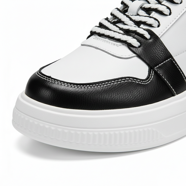 Sneakers Uomo con Rialzo Interno e Dettagli Comfort