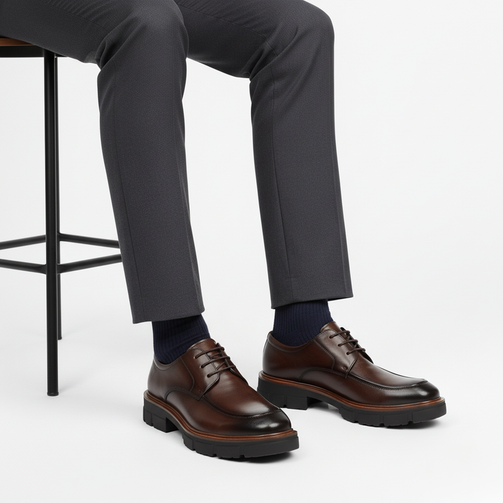 Scarpa Uomo con Rialzo Interno Stile Classico