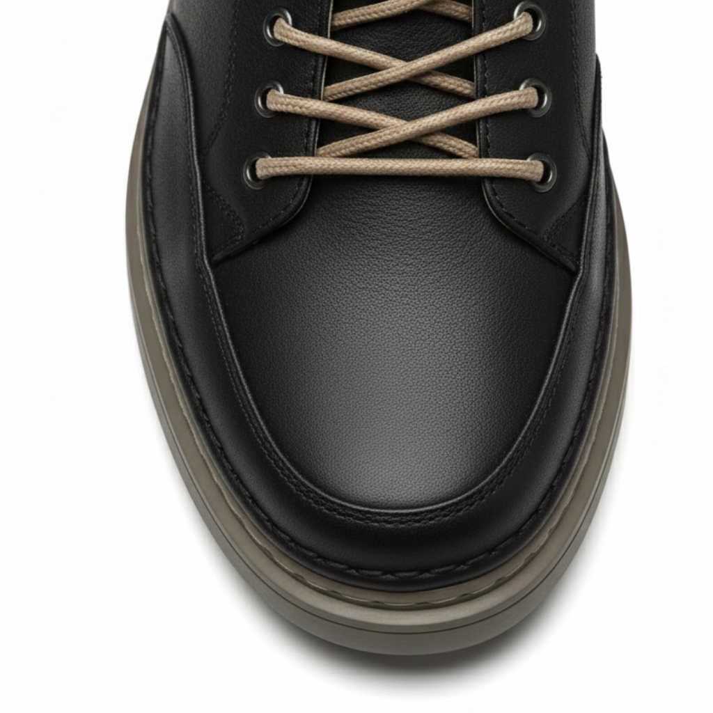 Sneakers Uomo con Rialzo Nascosto Design Minimalista Moderno