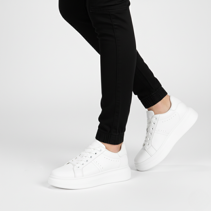 Sneakers Uomo con Rialzo Interno Design Pulito Comfort