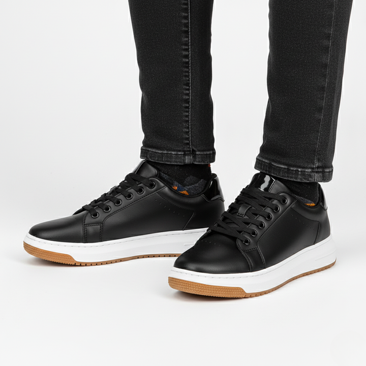 Sneakers Uomo con Rialzo Interno e Suola Robusta Comfort