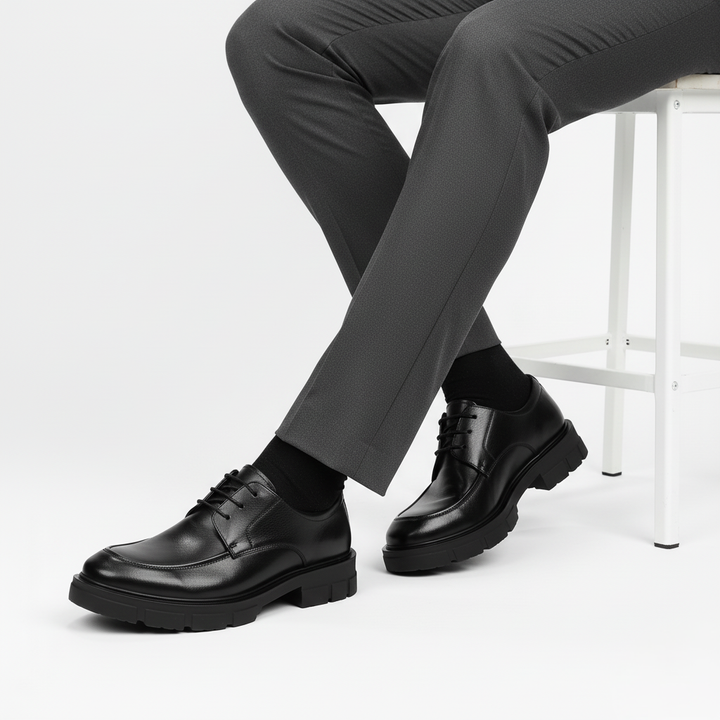 Scarpa Uomo con Rialzo Interno Stile Classico