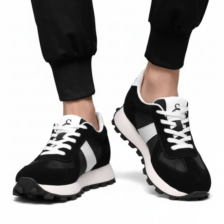 Sneakers Uomo Sportive con Rialzo Design Dinamico