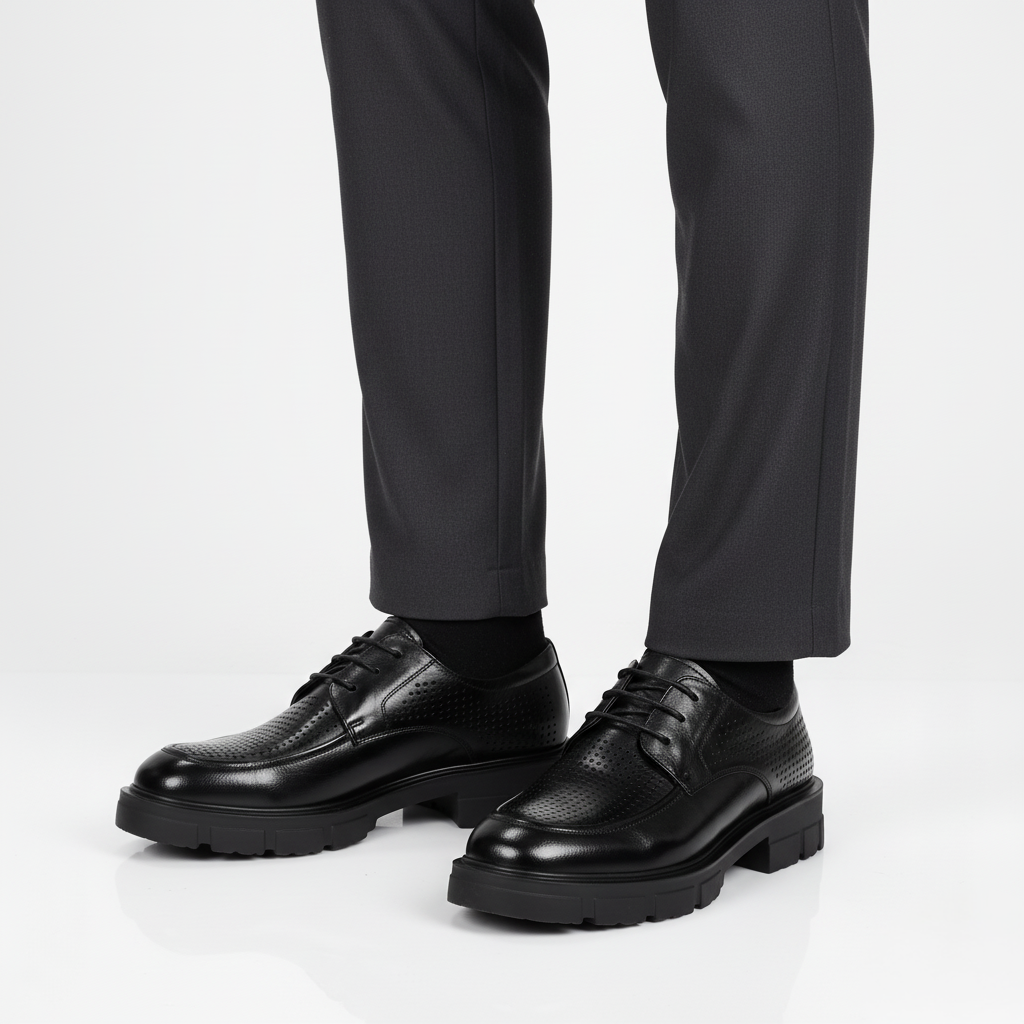 Scarpa Uomo con Rialzo Interno Stile Classico