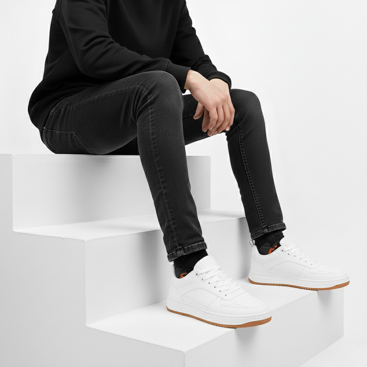 Sneakers Uomo con Rialzo Interno e Suola Robusta Comfort