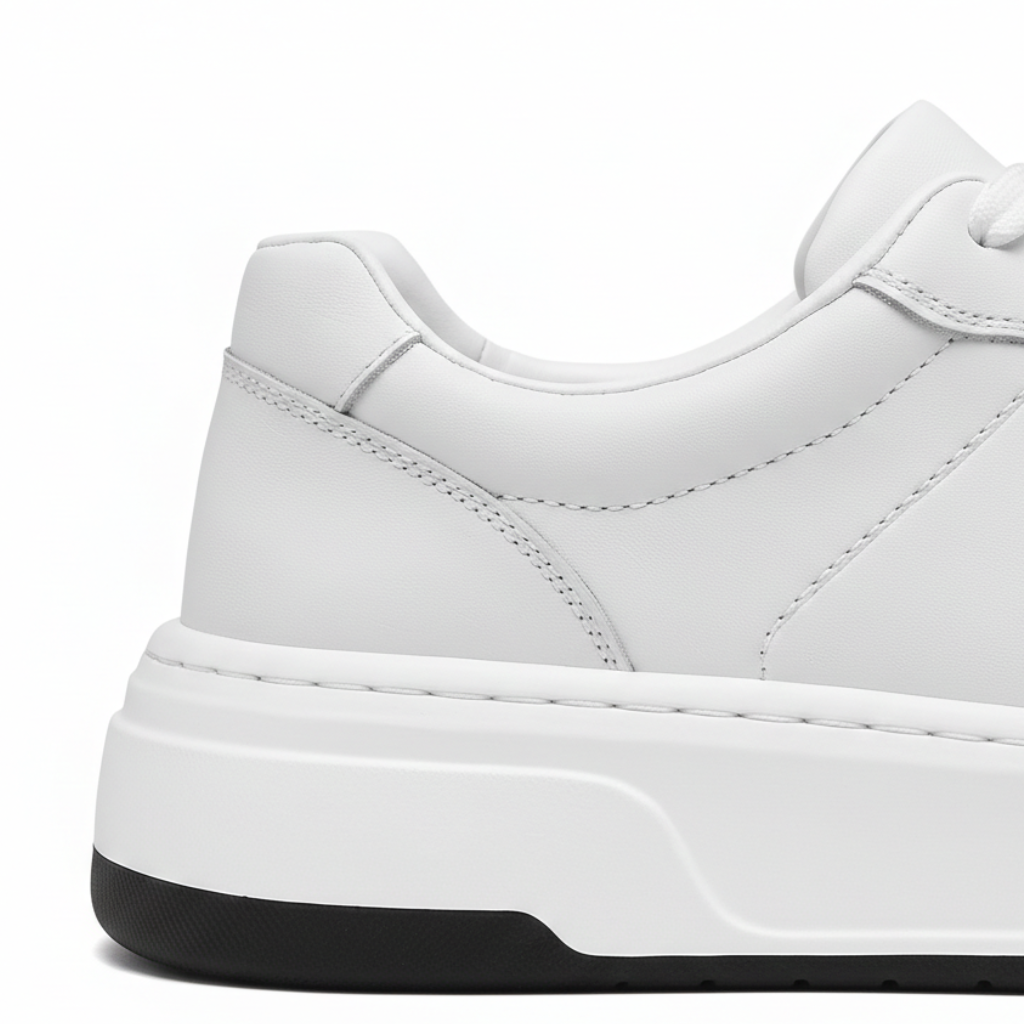 Sneakers Uomo con Rialzo Invisibile Design Minimal Comfort
