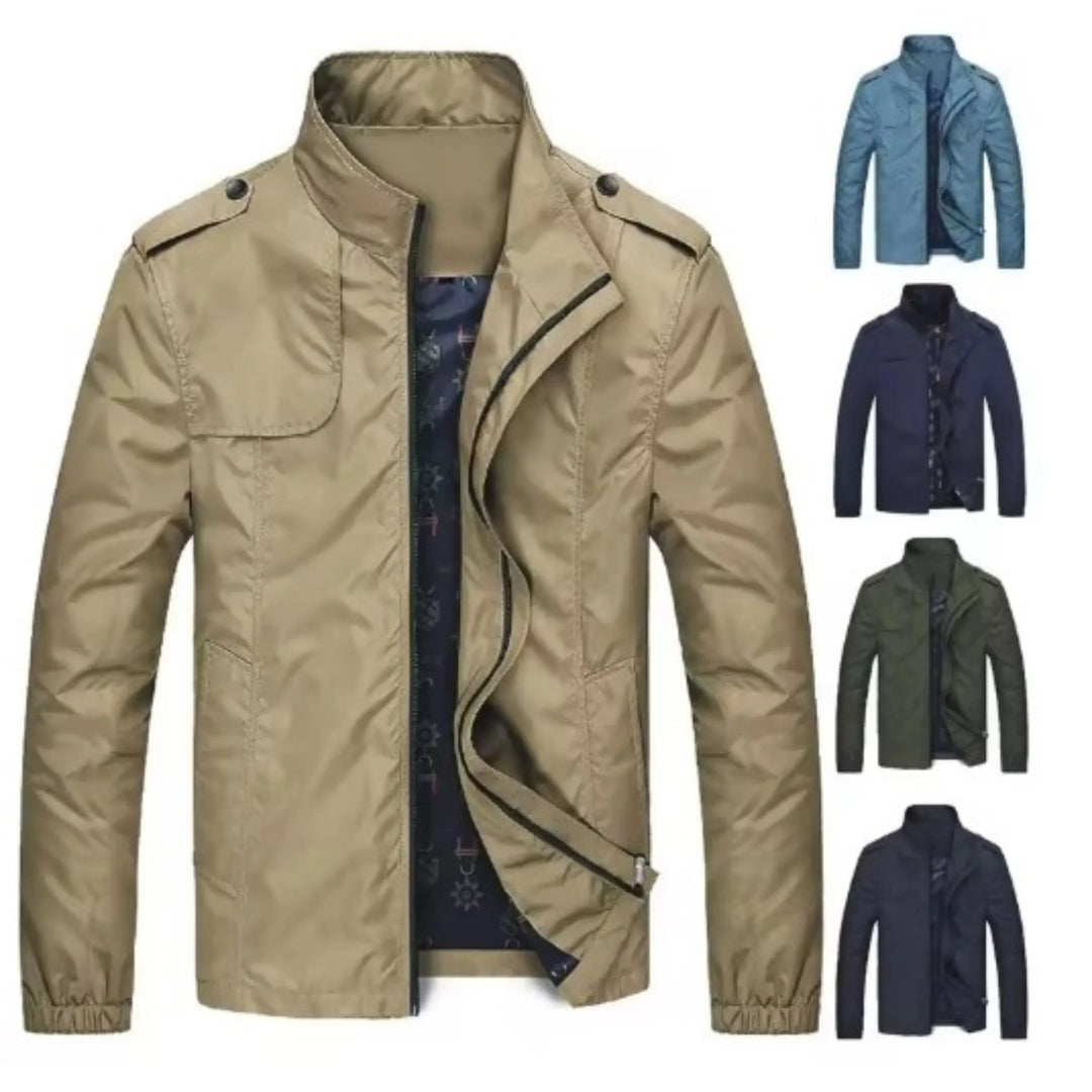 Giacca Uomo Antivento Leggera Casual con Cerniera