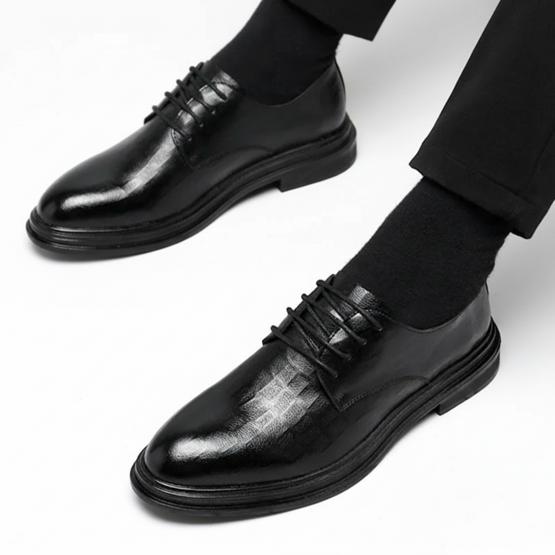 Scarpa Uomo con Rialzo Stile Classico Elegante