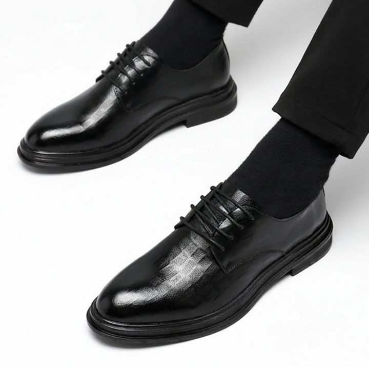 Scarpa Uomo con Rialzo Stile Classico Elegante