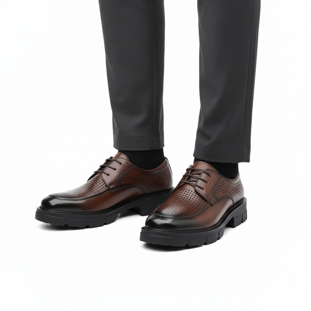 Scarpa Uomo con Rialzo Interno Stile Classico