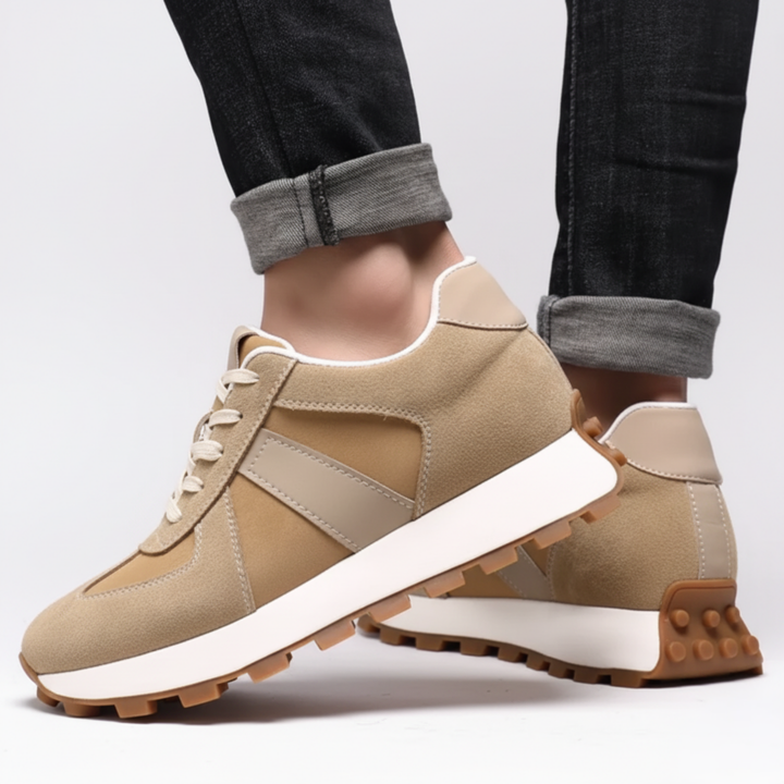 Sneakers Uomo Sportive con Rialzo Design Dinamico