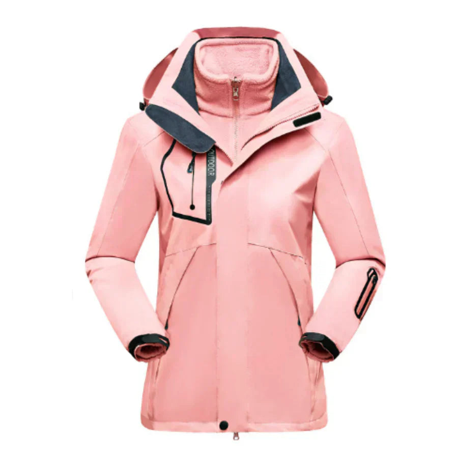 Giacca Sci Donna Elegante Imbottita Impermeabile