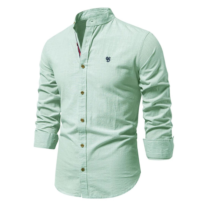 Camicia Uomo in Cotone Manica Lunga Resistente Classica