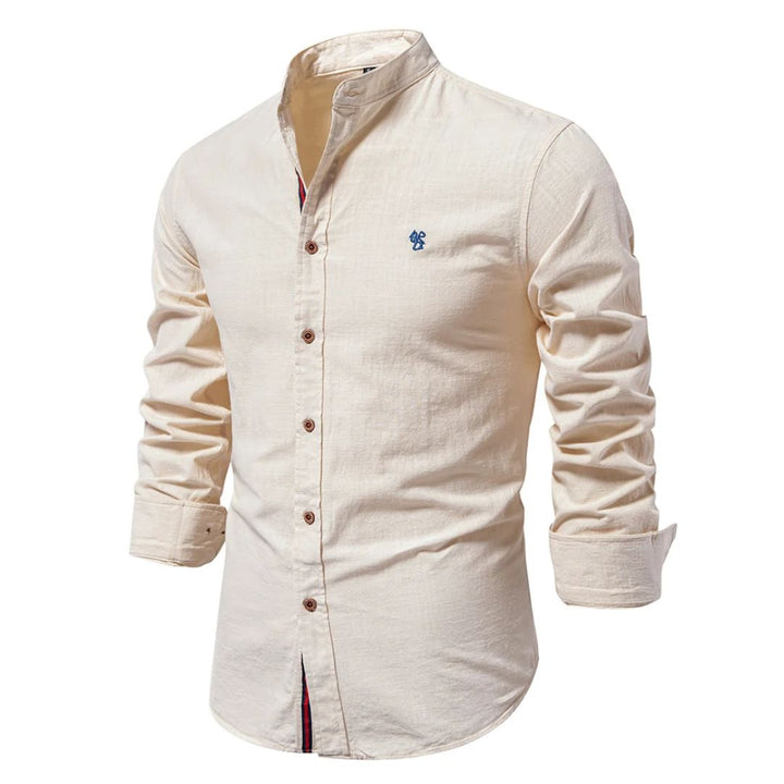 Camicia Uomo in Cotone Manica Lunga Resistente Classica