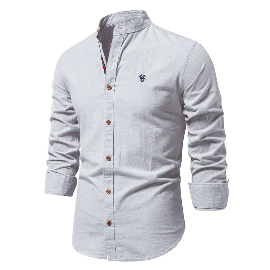 Camicia Uomo in Cotone Manica Lunga Resistente Classica