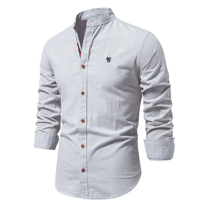 Camicia Uomo in Cotone Manica Lunga Resistente Classica
