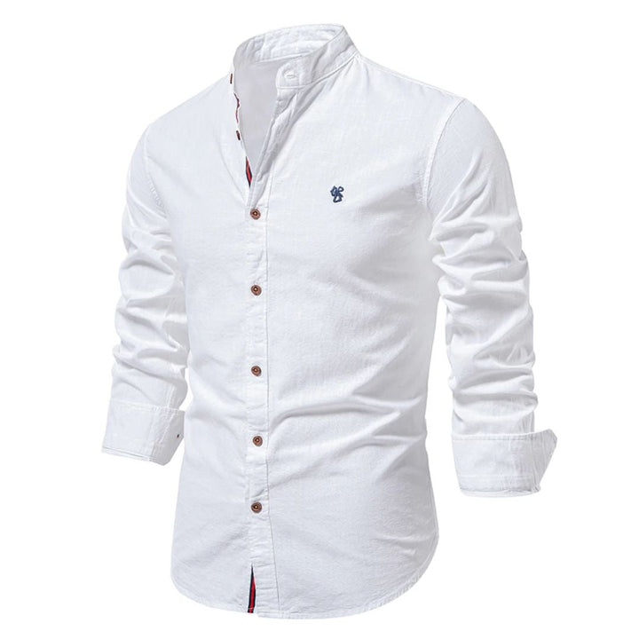 Camicia Uomo in Cotone Manica Lunga Resistente Classica
