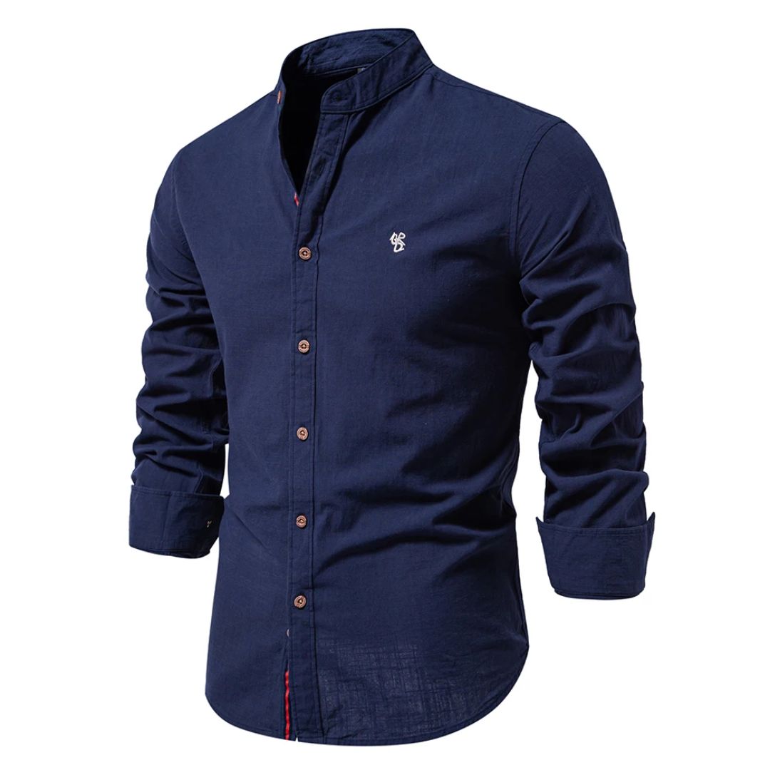 Camicia Uomo in Cotone Manica Lunga Resistente Classica - Vesarelli