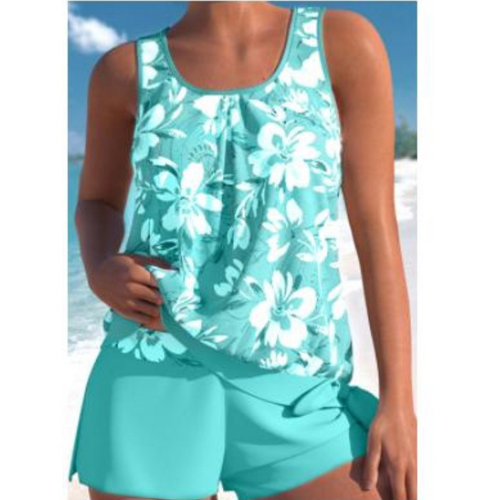 Costume da Bagno Donna Due Pezzi e Pantaloncini Estivi - Vesarelli