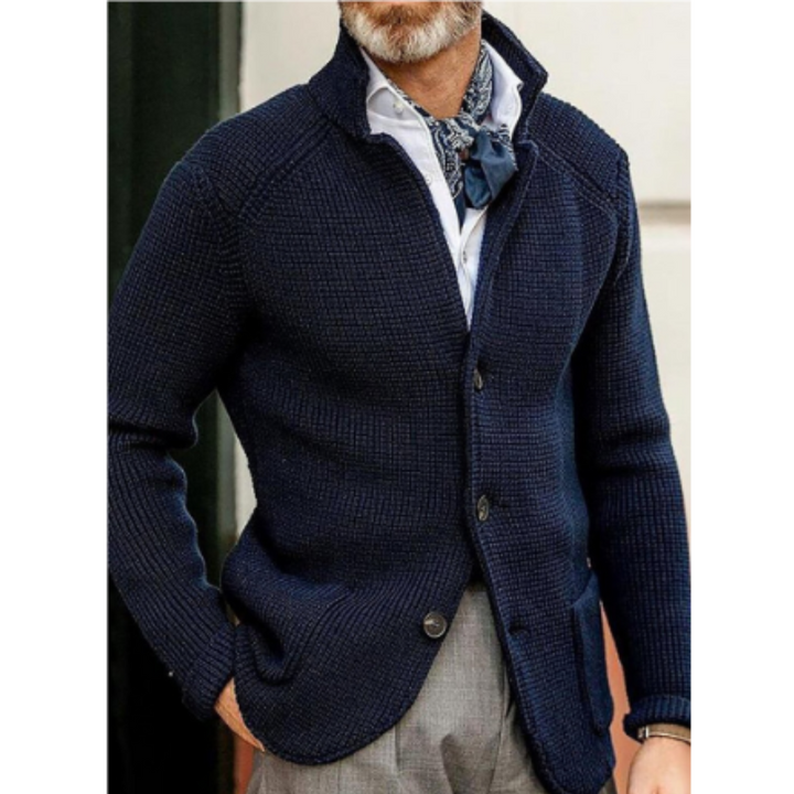 Cardigan Uomo Estivo in Maglia Calda Vestibilità Classica - Vesarelli
