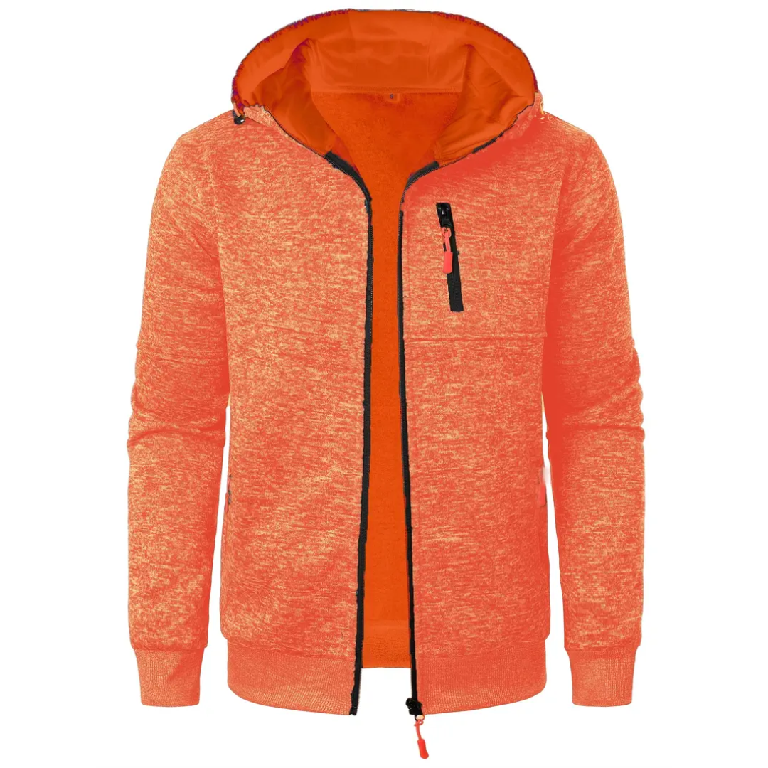 Giacca Leggera Uomo con Cappuccio Comoda Elegante Autunnale - Vesarelli