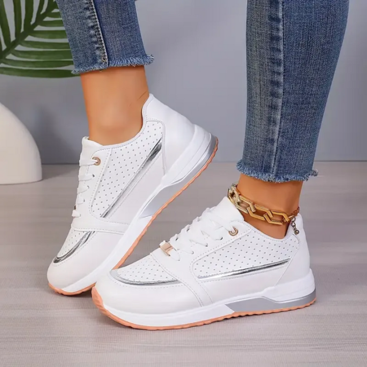 Sneakers Donna Leggere Tessuto Traspirante Casual Comode - Vesarelli