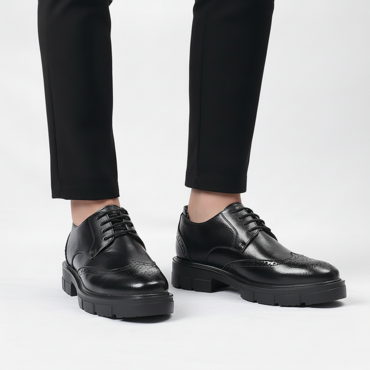 Scarpa Uomo con Rialzo Invisibile Stile Formale