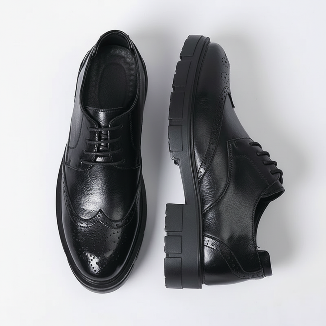 Scarpa Uomo con Rialzo Invisibile Stile Formale