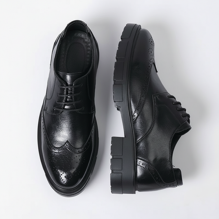 Scarpa Uomo con Rialzo Invisibile Stile Formale