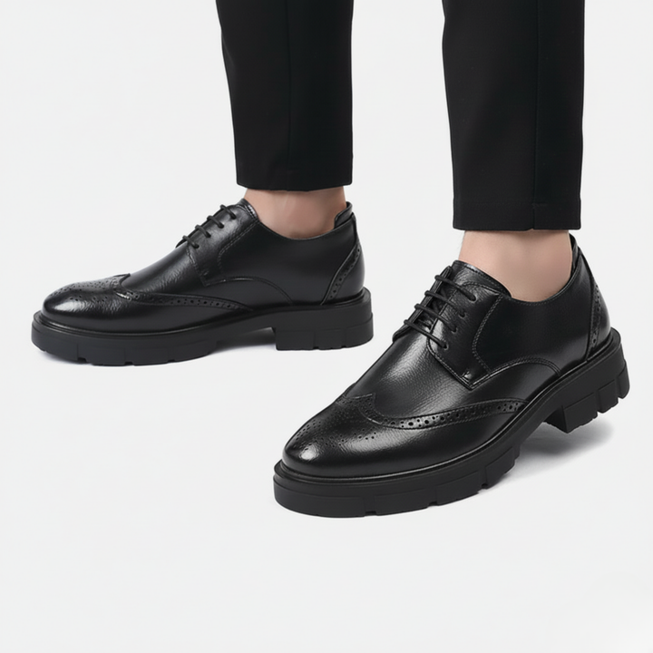 Scarpa Uomo con Rialzo Invisibile Stile Formale