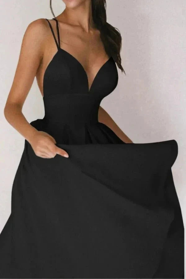 Abito Midi Donna Raffinato Elegante Taglio Dritto