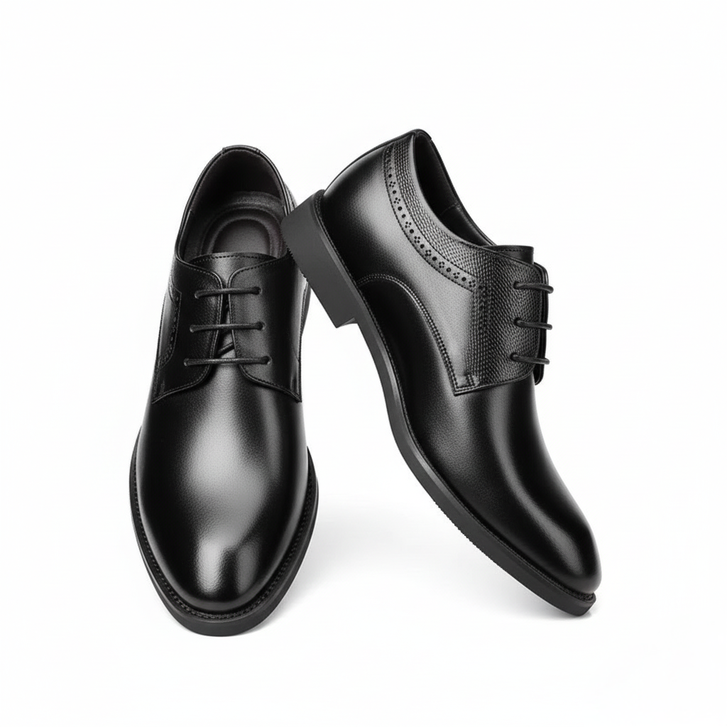 Scarpa Uomo Rialzante Stile Classico Vestibilità Naturale