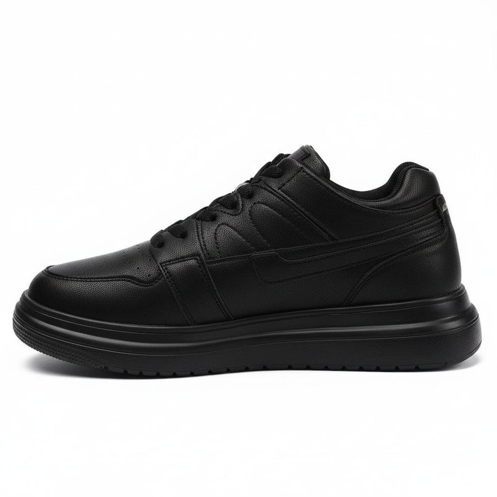 Sneakers Uomo con Rialzo Interno e Dettagli Comfort
